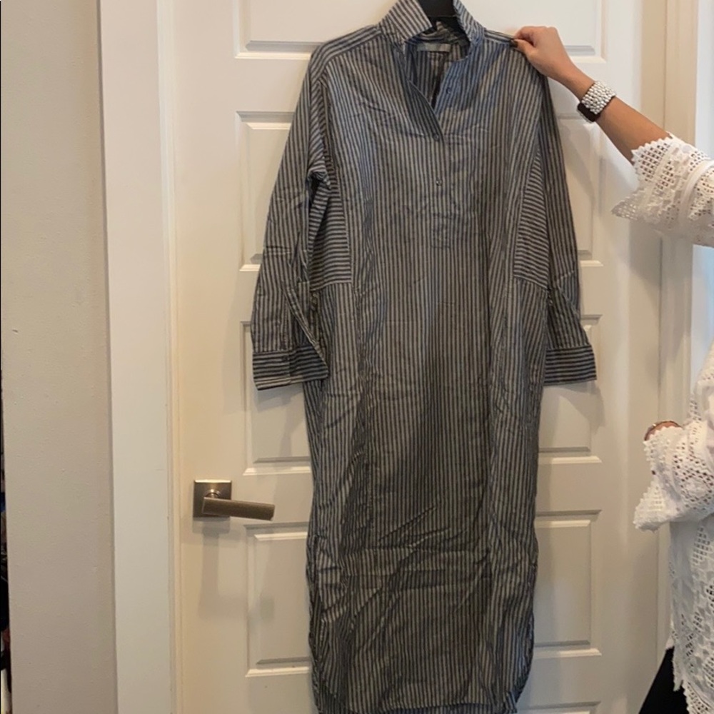 Vince cotton voile dress
